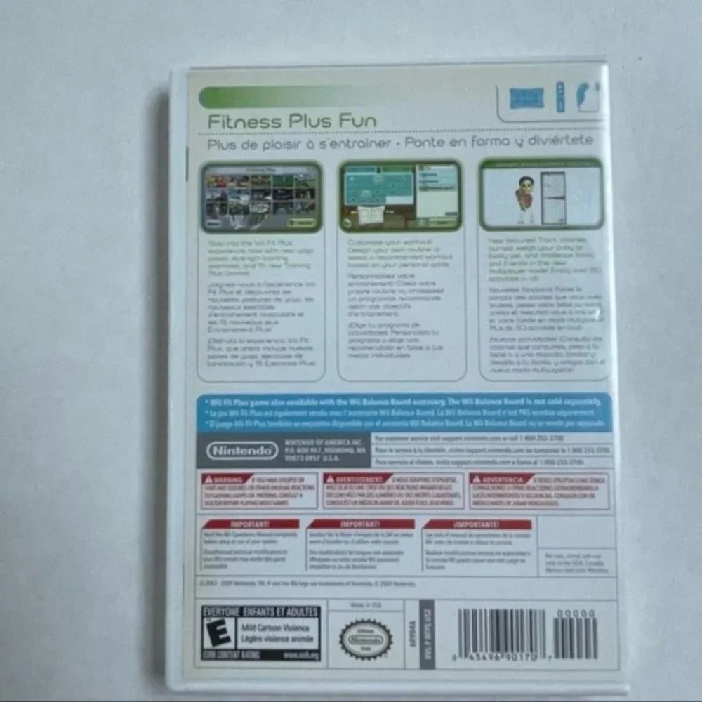 Wii Fit Plus Only for Owners of Original Wii Fit Wii Balance Board Untested